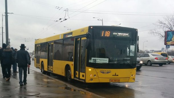 В киевском автобусе ввели кофе-брейк