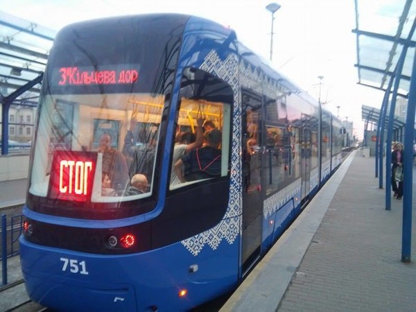 В Киеве временно закроют движение скоростного трамвая
