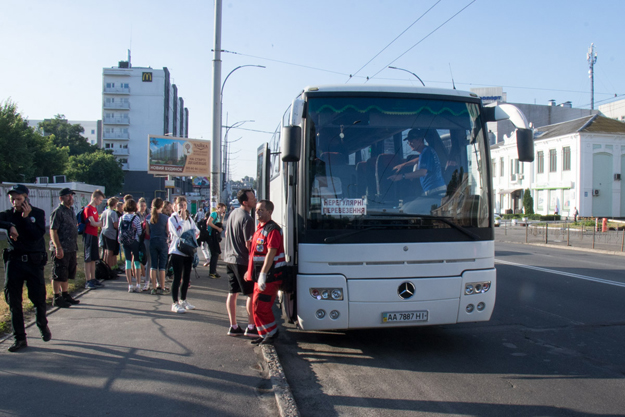 По Киеву ехал автобус с мертвым водителем