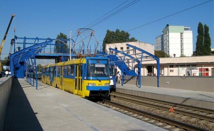 На Борщаговке собираются обновить станции скоростного трамвая