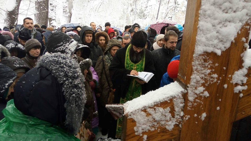 В Киеве прошел молебен в знак протеста