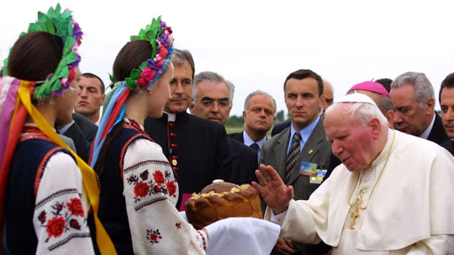 Киев посетил Римский Папа Иоанн Павел II. День в истории