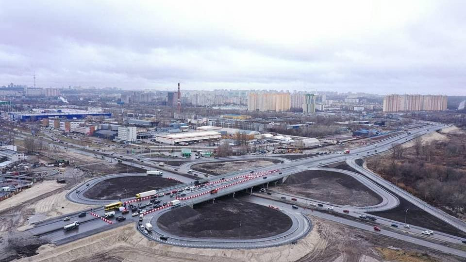 В Киеве открыли движение на участке Большой Окружной дороги