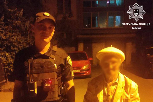 В Киеве 86-летняя женщина заблудилась во время комендантского часа