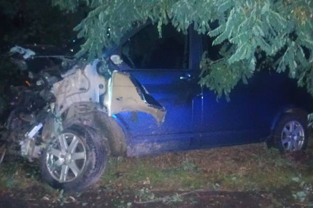 В Броварском районе произошло смертельное ДТП. Водитель не справился с управлением и столкнулся с деревом