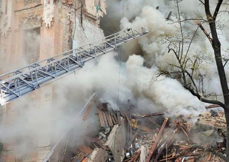 Удар дронами по центру Киева: в доме погибла молодая семья