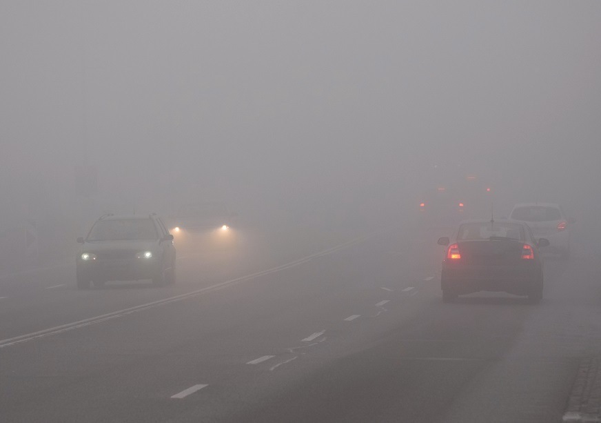 У Києві та області – туман, водіїв попереджають про небезпеку