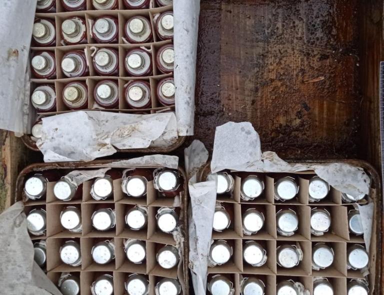 Под Киевом нашли ящик, набитый вражескими боеприпасами