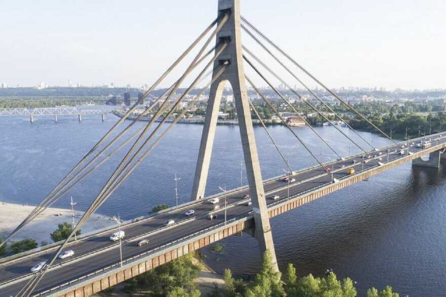 В Киеве до лета частично перекроют Северный мост