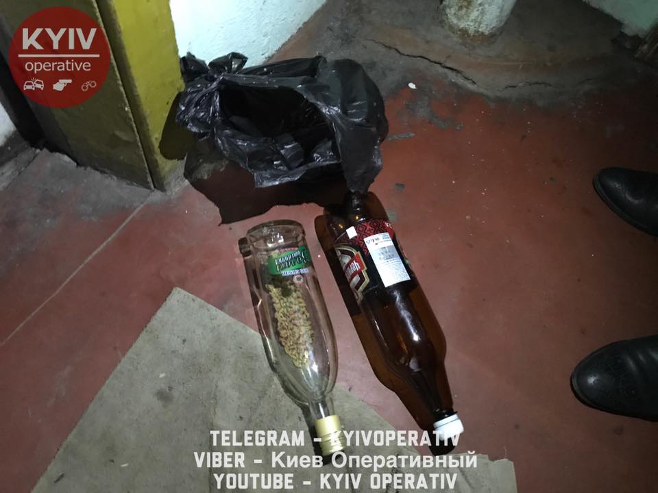 Две бутылки подняли на ноги киевскую полицию