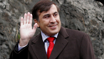 Саакашвили покинул палаточный городок
