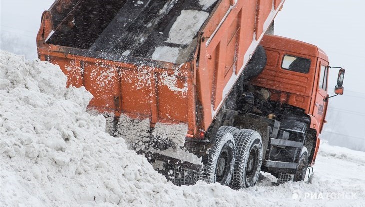 Из Киева тоннами вывозят снег