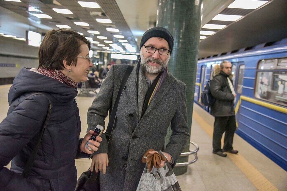 В киевском метро замечена мировая знаменитость