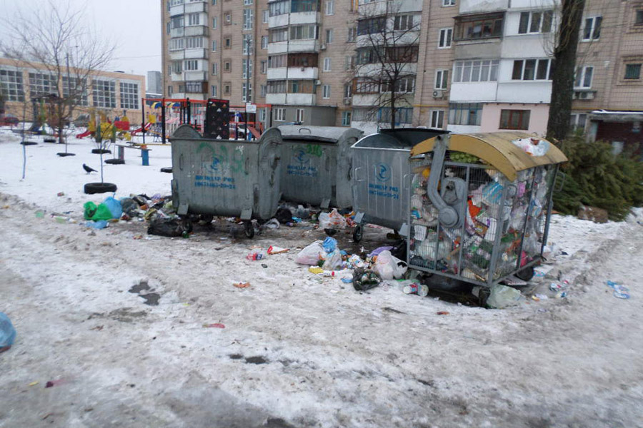 В Киеве – стихийные свалки (фото)