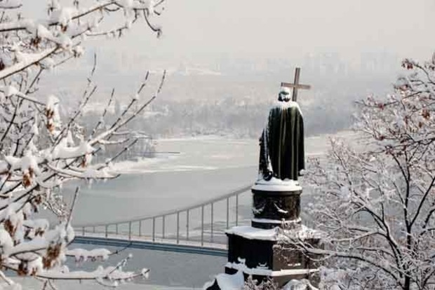 Снегопад в Киеве. Фоторепортаж