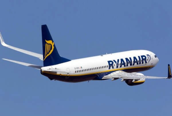 Ryanair открывает новый рейс из Киева
