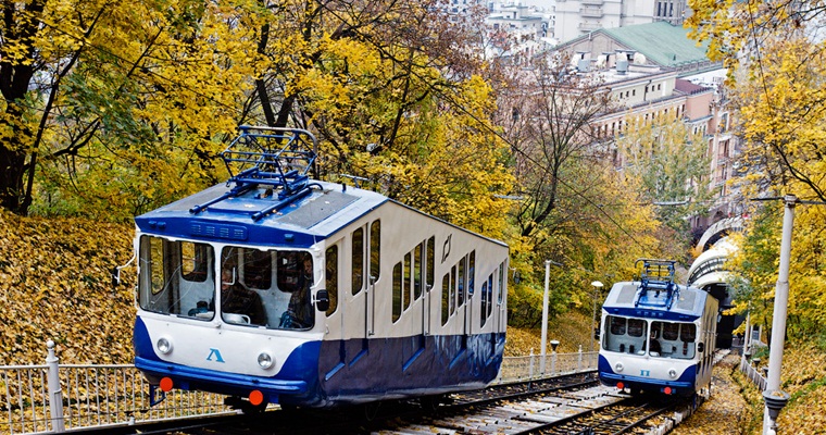 В Киеве открылась фотовыставка, посвященная фуникулеру