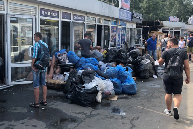 В столице горели МАФы (фото)