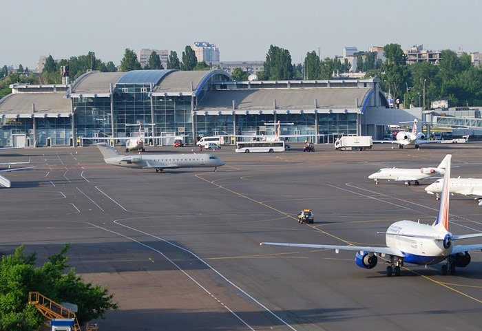 Киевский аэропорт увеличил пассажиропоток