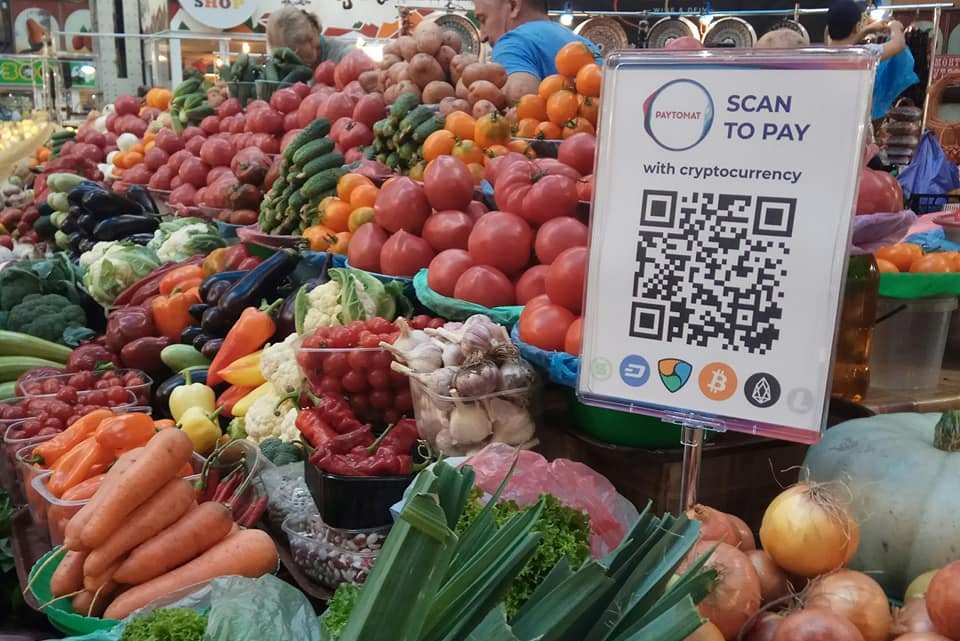 Овощи за "крипту": на Бессарабке ввели расчет в цифровой валюте