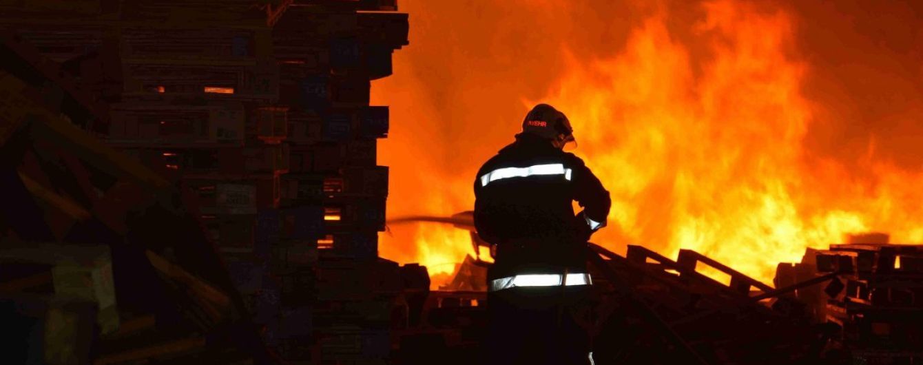 Киев, пожар, авария