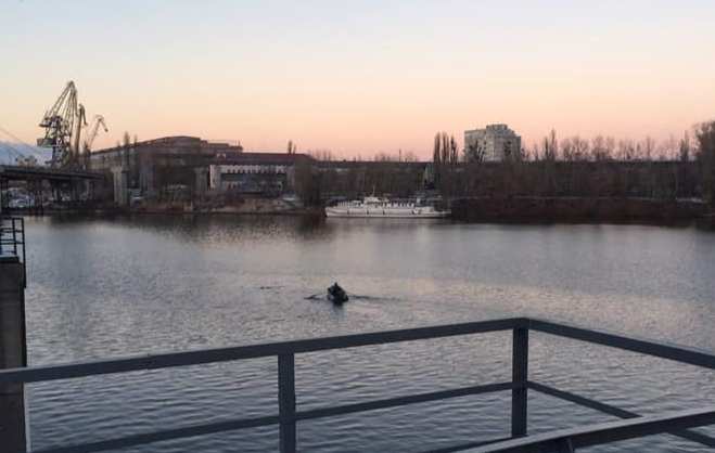 В Киеве живодеры выбросили в реку старую собаку