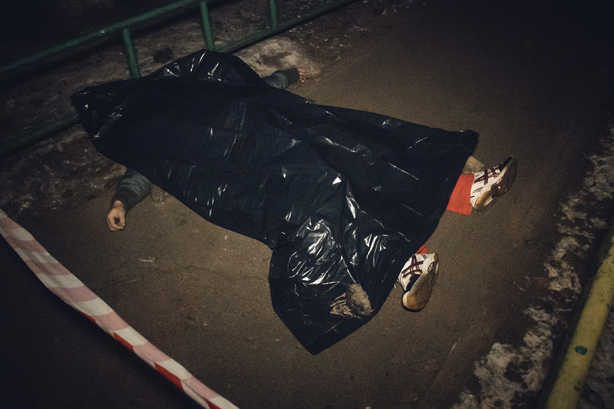 В Киеве на улице обнаружен труп