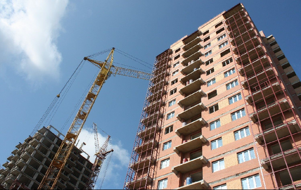 В Киеве стали меньше строить жилья