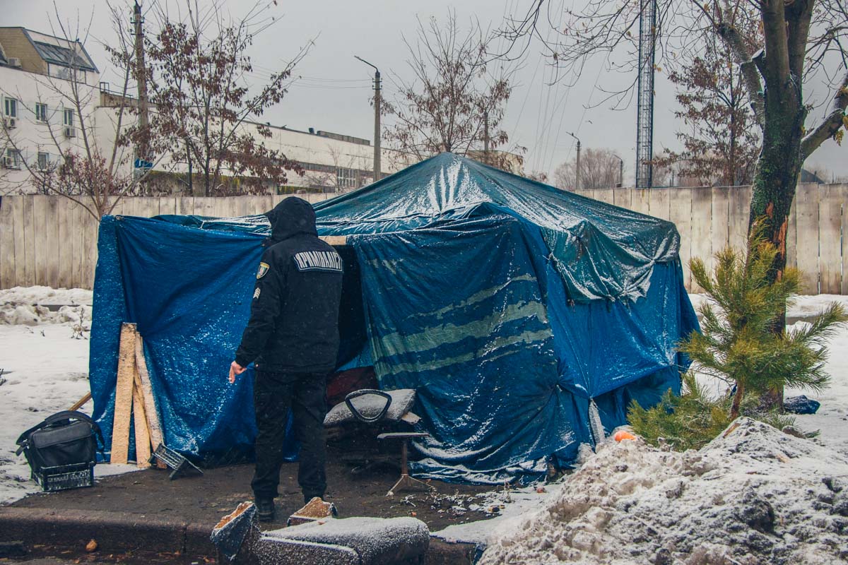 В Киеве найден труп замерзшего человека