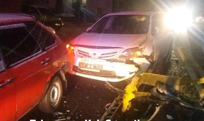 Запредельно пьяный водитель разбил семь машин