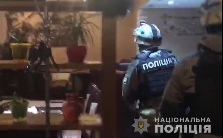 Полиция Киева "накрыла" сходку криминальных авторитетов (видео)