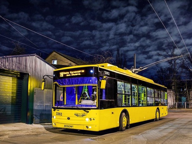 В Киеве изменится маршрут ночного троллейбуса