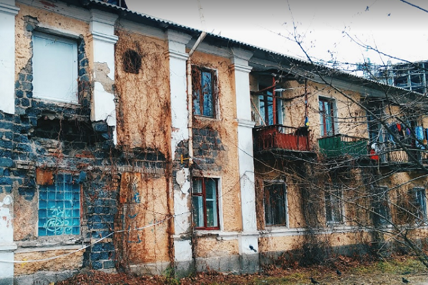 Киевляне живут в аварийных домах
