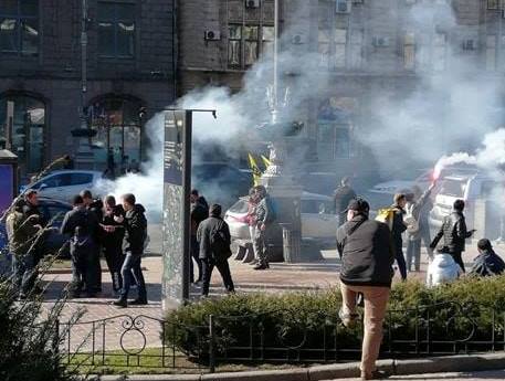 В центре Киева – акция протеста