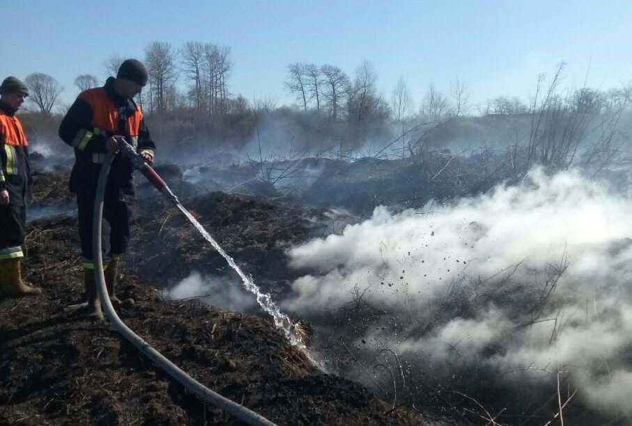 Под Киевом горят торфяники