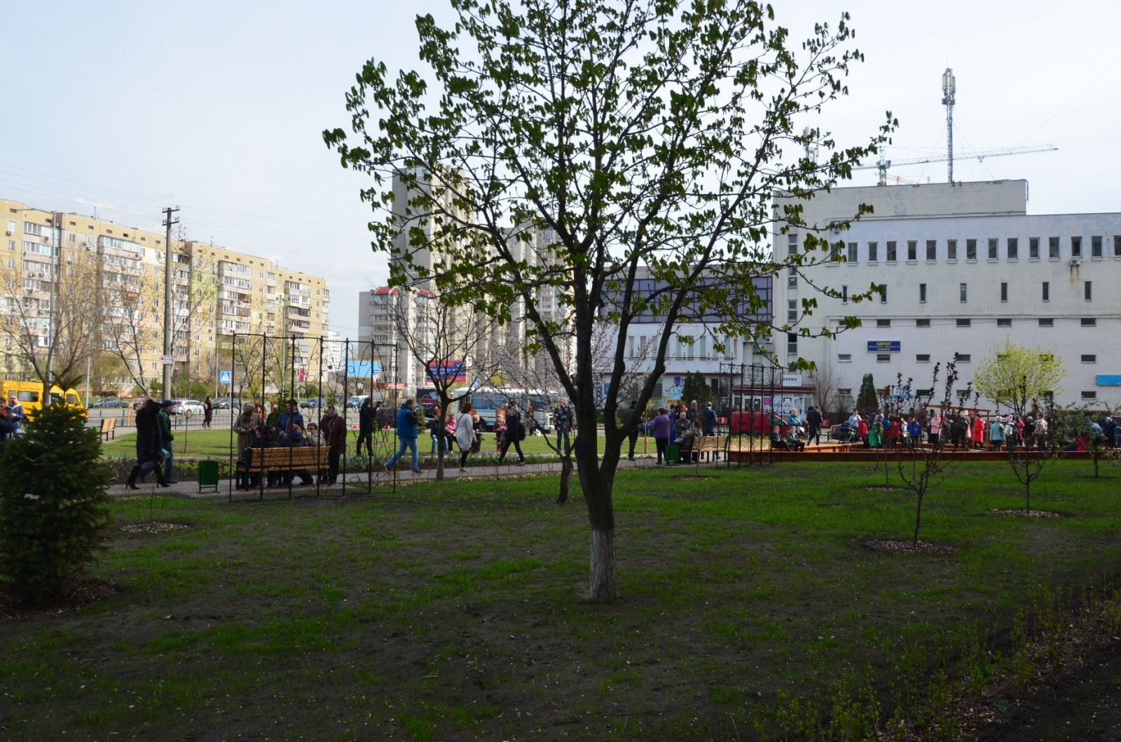 В Киеве создали новый сквер