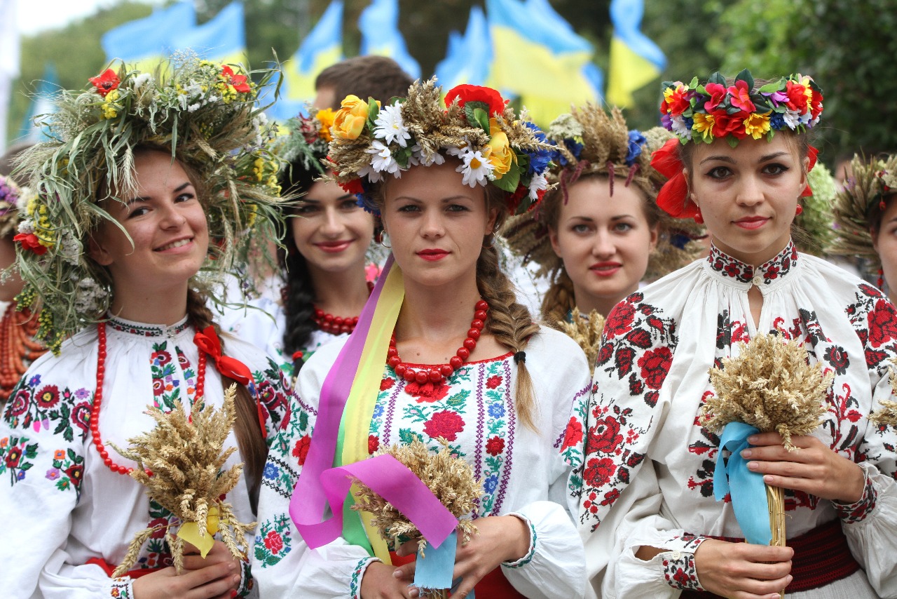 В Киеве проходит День вышиванки