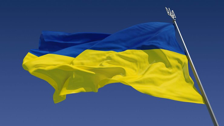 Киевлянин пострадал при краже государственного флага (видео)