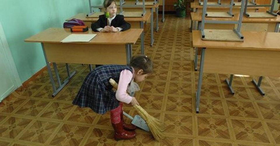 В Боярке не будут заставлять детей убирать в классах