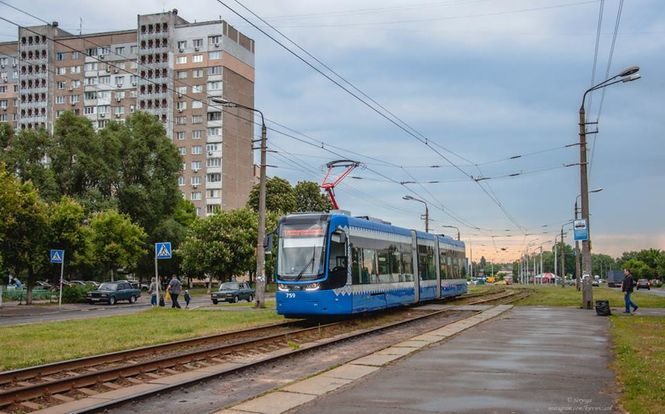По Борщаговке не будут ходить трамваи