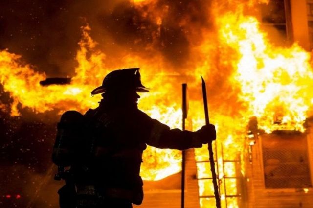 В Киеве сгорели люди