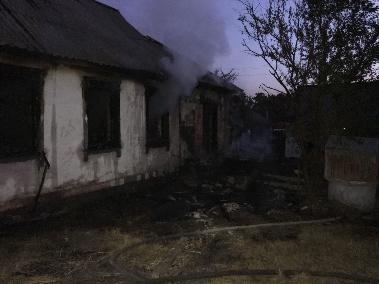 Мужчина сгорел заживо в доме под Киевом