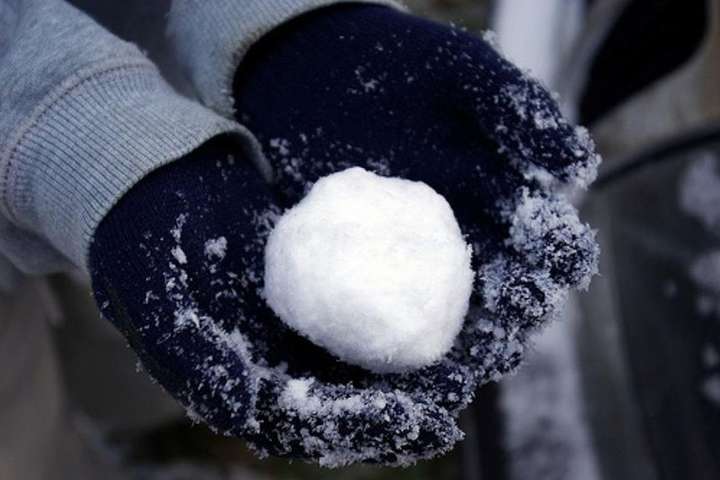 В Борисполе дети забросали снежками маршрутку
