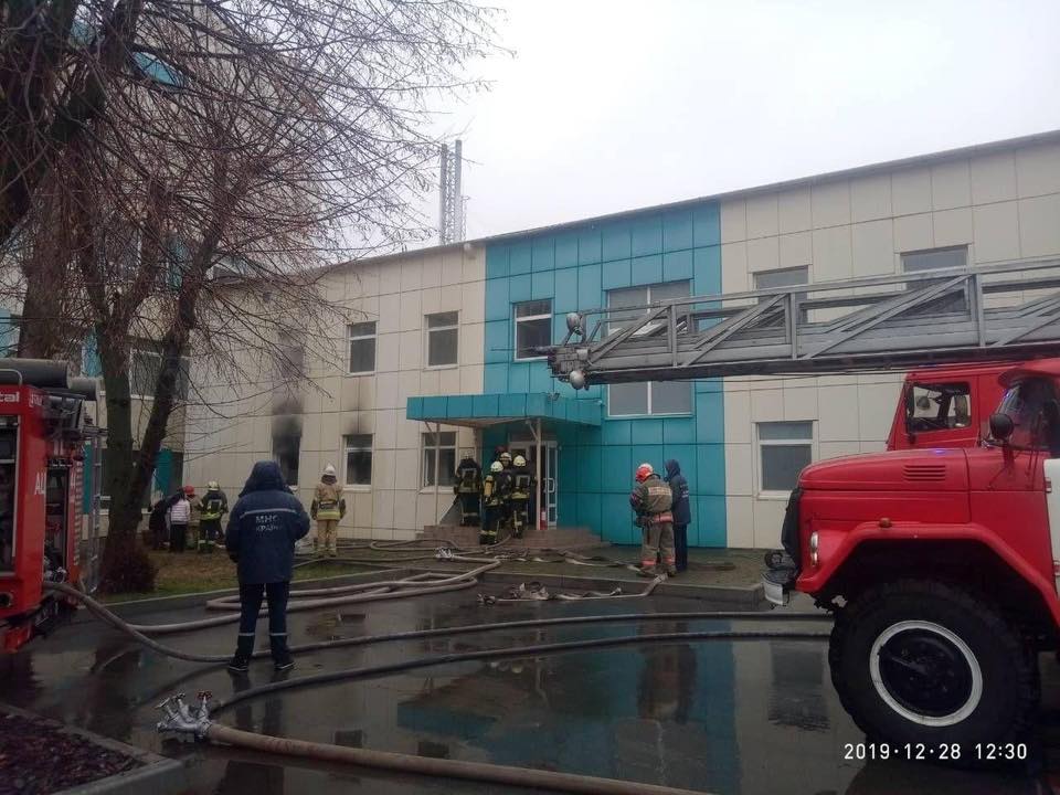 В Киеве горел институт токсикологии