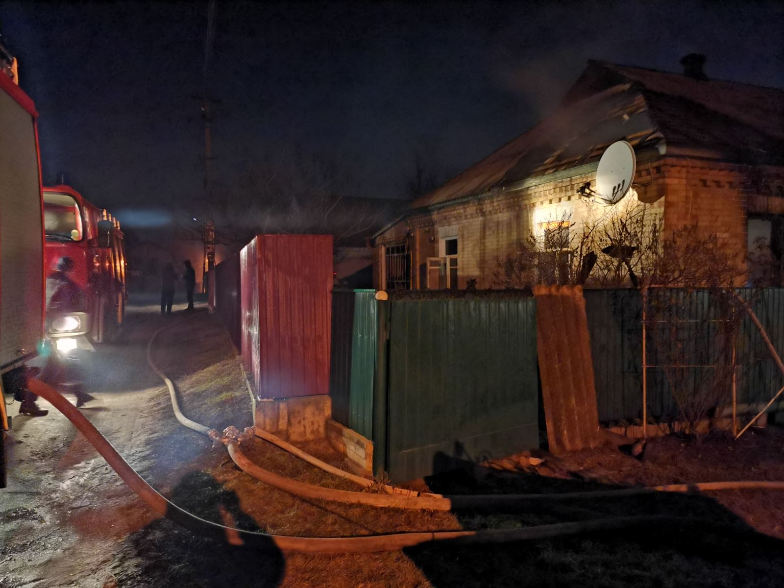 В Барышевке сгорел частный дом