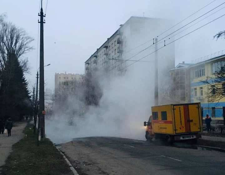 В Киеве снова рвутся трубы