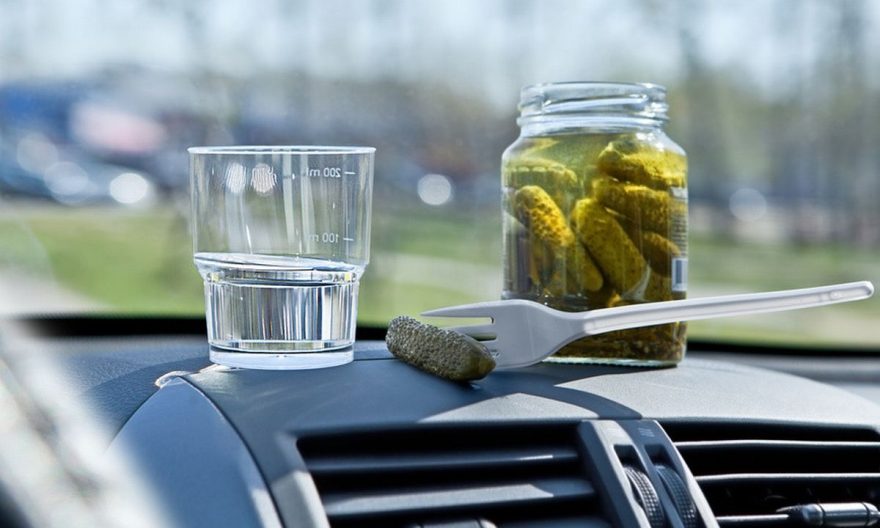 Пьяный водитель хотел откупиться от патрульных Киевщины
