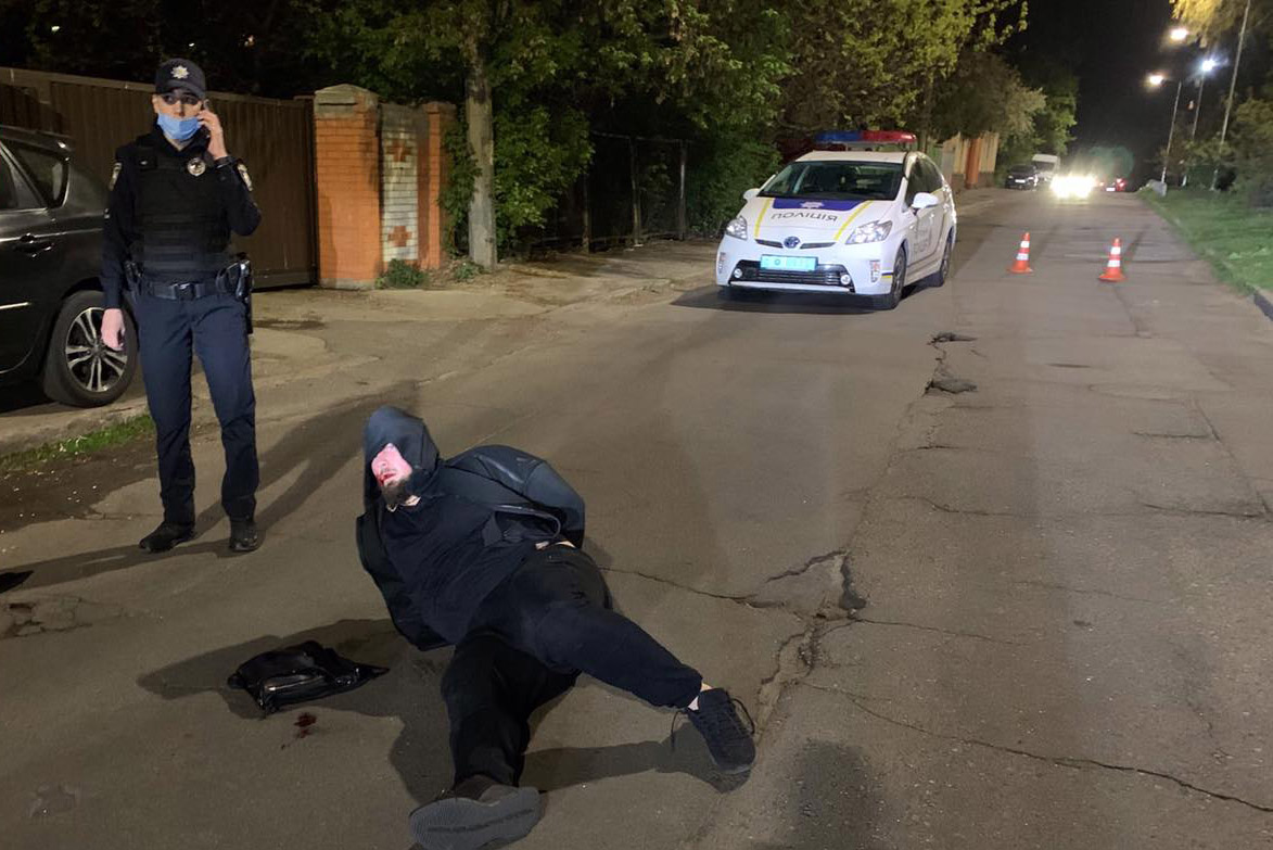 В Киеве расстреляли полицейского 