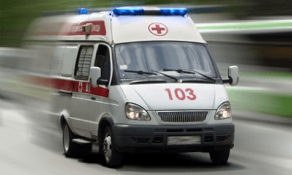 В Бородянке протестовали работники скорой помощи