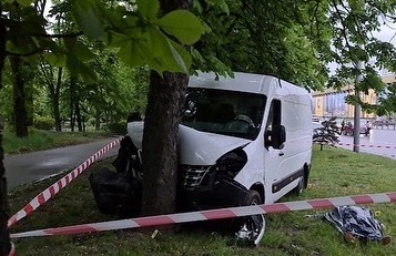 В Киеве водитель умер за рулем (видео)